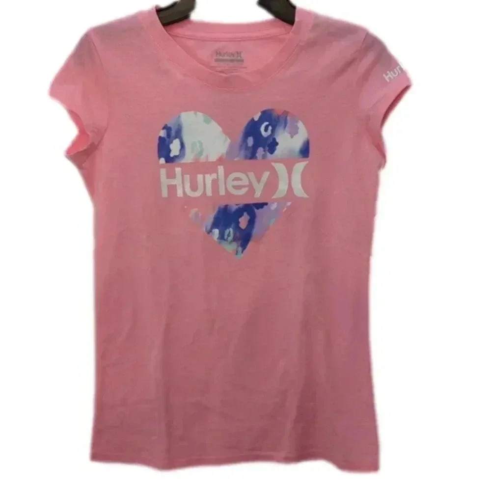 Hurley heart logo Graphic tee